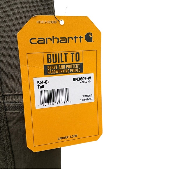Carhartt Women's Force Fitted Lightweight Utility Leggings. Size 4-6 tall. NWT! - Picture 5 of 13